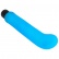 Pevný modrý vibrátor so zahnutou špičkou pre intenzívnejšiu stimuláciu bodu G.
