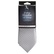 V balení strieborná kravata Christian Grey z kolekcie Fifty Shades of Grey.
