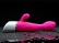Ružový klitorisový vibrátor s multirýchlostnými vibráciami, silikónovým materiálom a vodotesným povrchom.