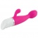 Kvalitný silikónový vibrátor s hodvábnym povrchom ružovej farby a so stimulátorom klitorisu.