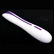 Luxusný silikónový vibrátor s vodeodolným povrchom bielo fialovej farby s piatimi druhmi vibrácii.