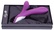 Luxusný silikónový nabíjateľný vibrátor Orgazmo so stimulátorom análu vo fialovom prevedení .