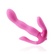 Ružový vibrátor v tvare kotvy na stimuláciu bodu G, análu a klitorisu.