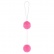 Venušine guľky s výstupkami v ružovej farbe a šnúrkou na vytiahnutie.