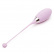 Silikónové vibračné vajíčko ružovej farby s tichými vibráciami so snúrkou na vytiahnutie.