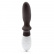 Luxusný čierny vibrátor pre mužov na presné dráždenie prostaty.