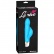 Le Reve - Silicone dolphin - Pevný vibrátor s jemným povrchom modrej farby s výstupkom na dráždenie klitorisu v balení.
