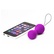 Vibračné venušine guľky Magic Motion - Smart Kegel Ball Twins Purple vhodné na kegelove cviky s možnosťou ovládania vibrácii mobilom.