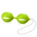 Zelené venušine guličky Candy Balls s výstupkami po stranách so šnúrkou na vytiahnutie.