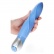 Ohybný špirálovitý vibrátor z kvalitného medicínskeho silikónu modrej farby.