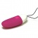 Bezdrôtové vibračné vajíčko fialovej farby so siedmimi druhmi vibrácii s možnosťou ovládania intenzitu vibrovania smartphonom.