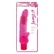 V balení realistický vibrátor ružovej farby so stimulátorom na dráždenie klitorisu.