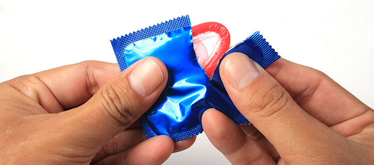 Otváranie kondómu