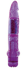 análny vibrátor fialový dĺžka 18,5 cm priemer 2,5 cm