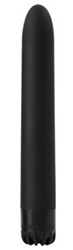 pevný hladký vibrátor čierna 18 cm dĺžka priemer 2,5 cm na baterky