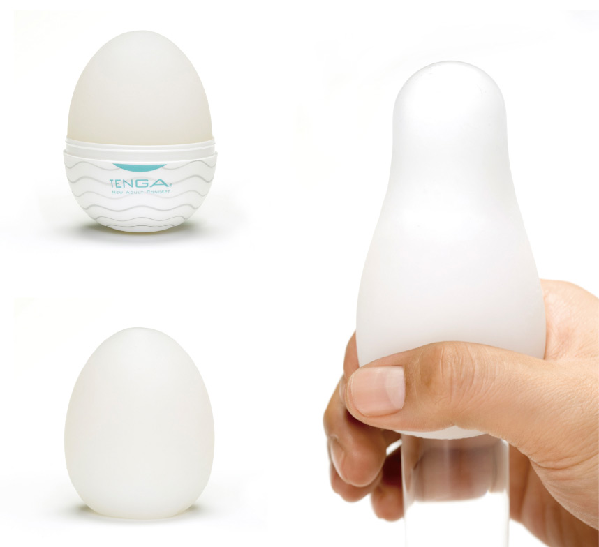 Ukážka použitia masturbátora Tenga Egg